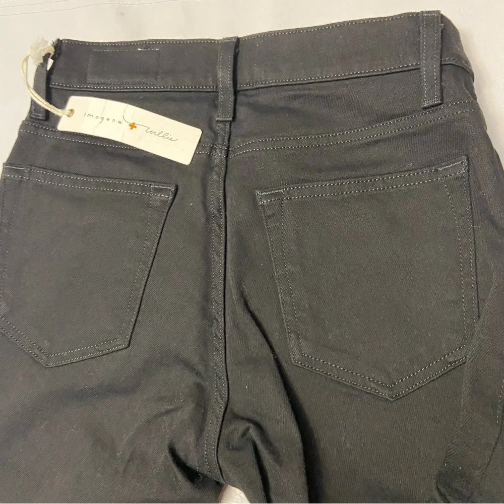 Imogene + Willie Black Womens Imogene Slim Jeans New! Sz 24* see measurements